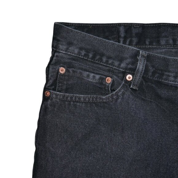 Levis 550 Vintage Denim Jeans Men's Tag Size 40x32 Actual 38x32 Faded Black - Picture 6 of 11